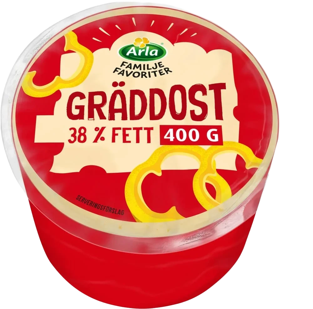 Gräddost 38% Familjefavoriter