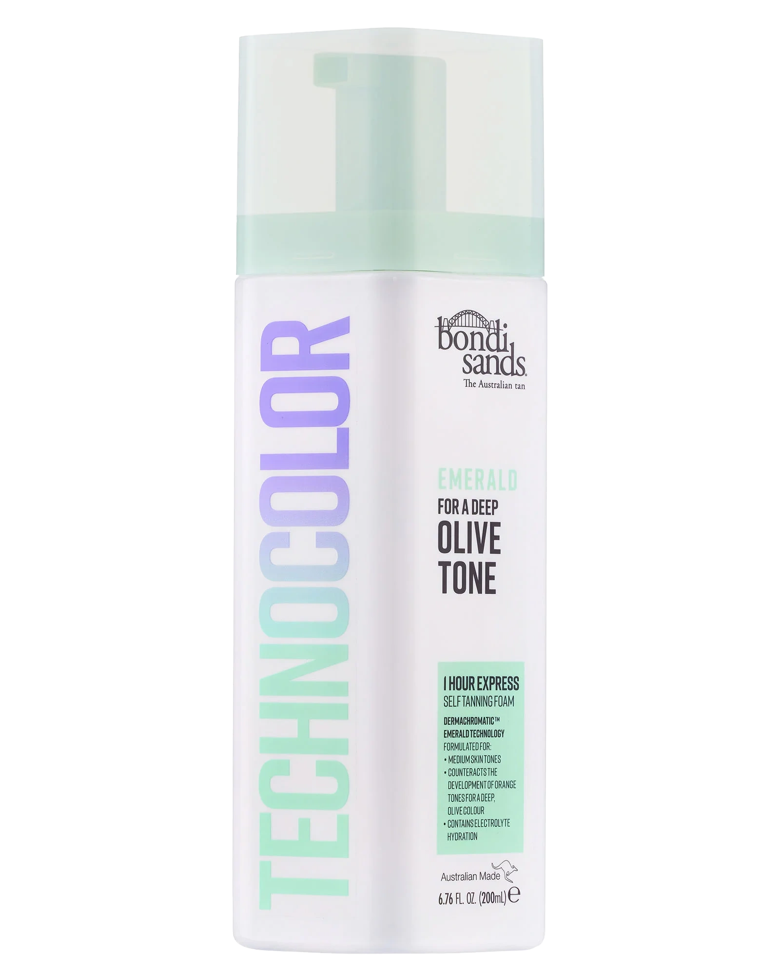 Bondi Sands Technocolor Emerald 1 Hour Express selvbruning skum 200 ml