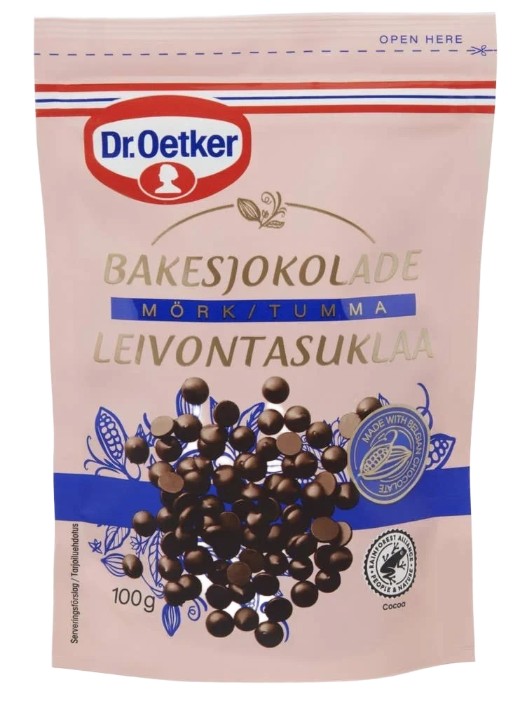 Bakesjokolade mørk 100 g