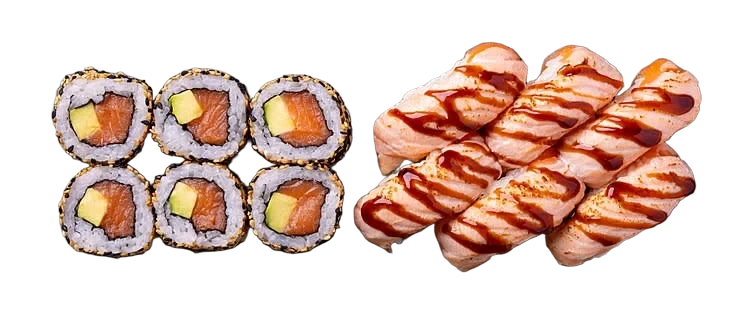 Nara Nigiri og Rull 344g Sushi Take