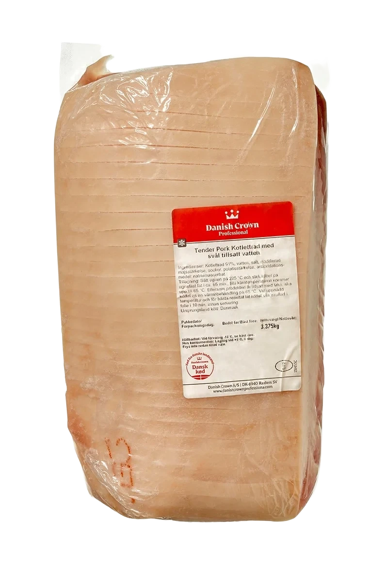 TenderPork Kotlettrad m svål