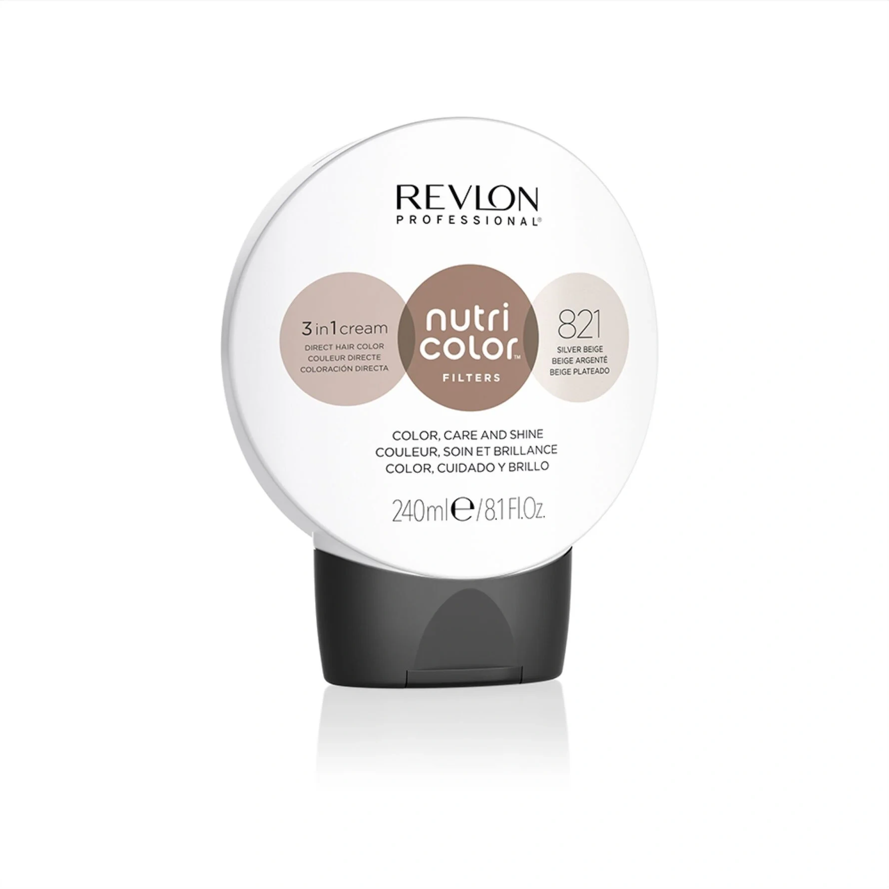 Revlon Professional Nutri Color Toning Filters 821 Silver Beige 240 ml