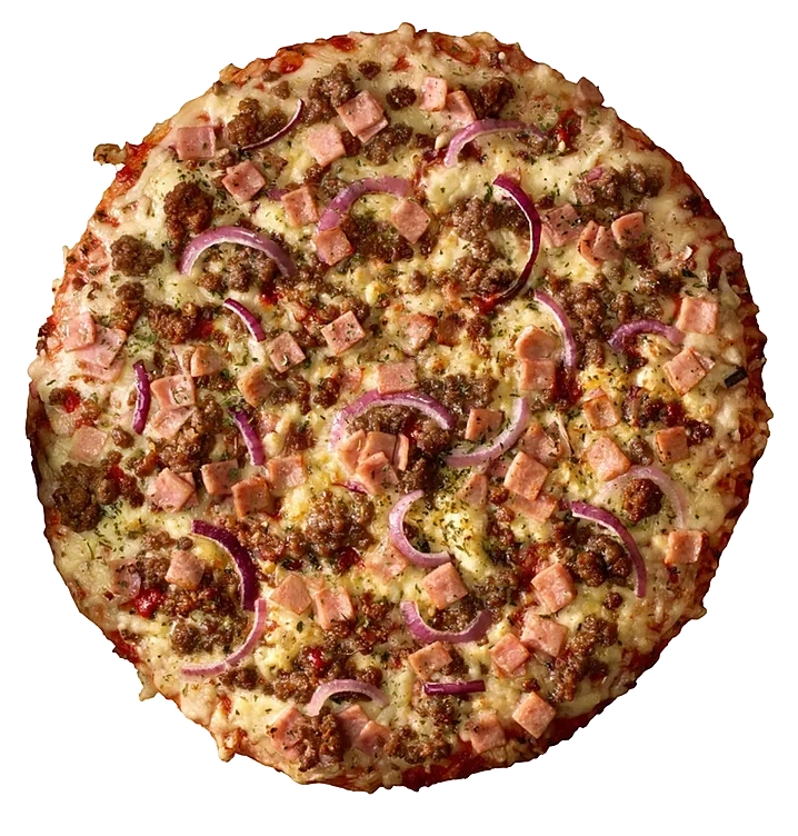 Pizza skinke & løk  632g