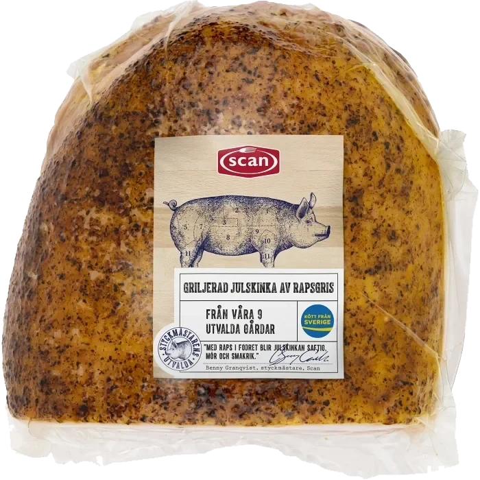 Julskinka Griljerad 1,9kg Scan