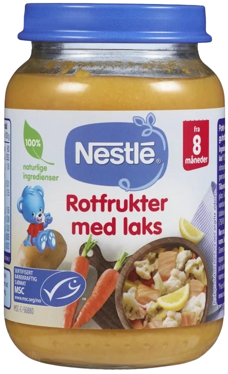 Rotfrukter med Laks 8m 190g
