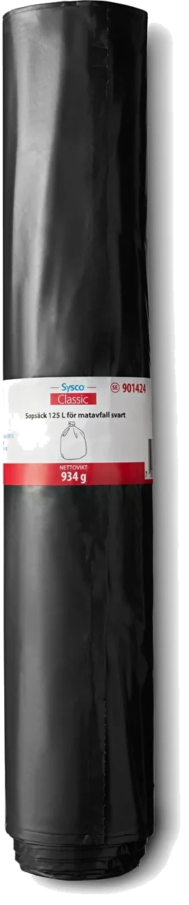 Sopsäck Matavfallssäck 125L Sv Coex
