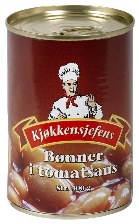 Bønner i tomatsaus      400g