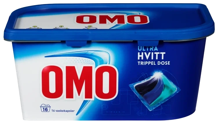 Omo Ultra Hvitt Trippel Dose 16pcs
