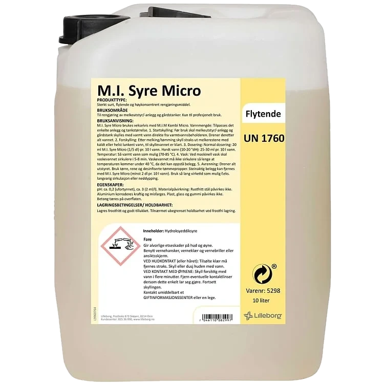 M.i Syre micro vaskemiddel