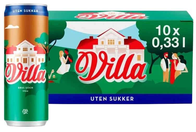 Villa Lett 0,33lx10 boks