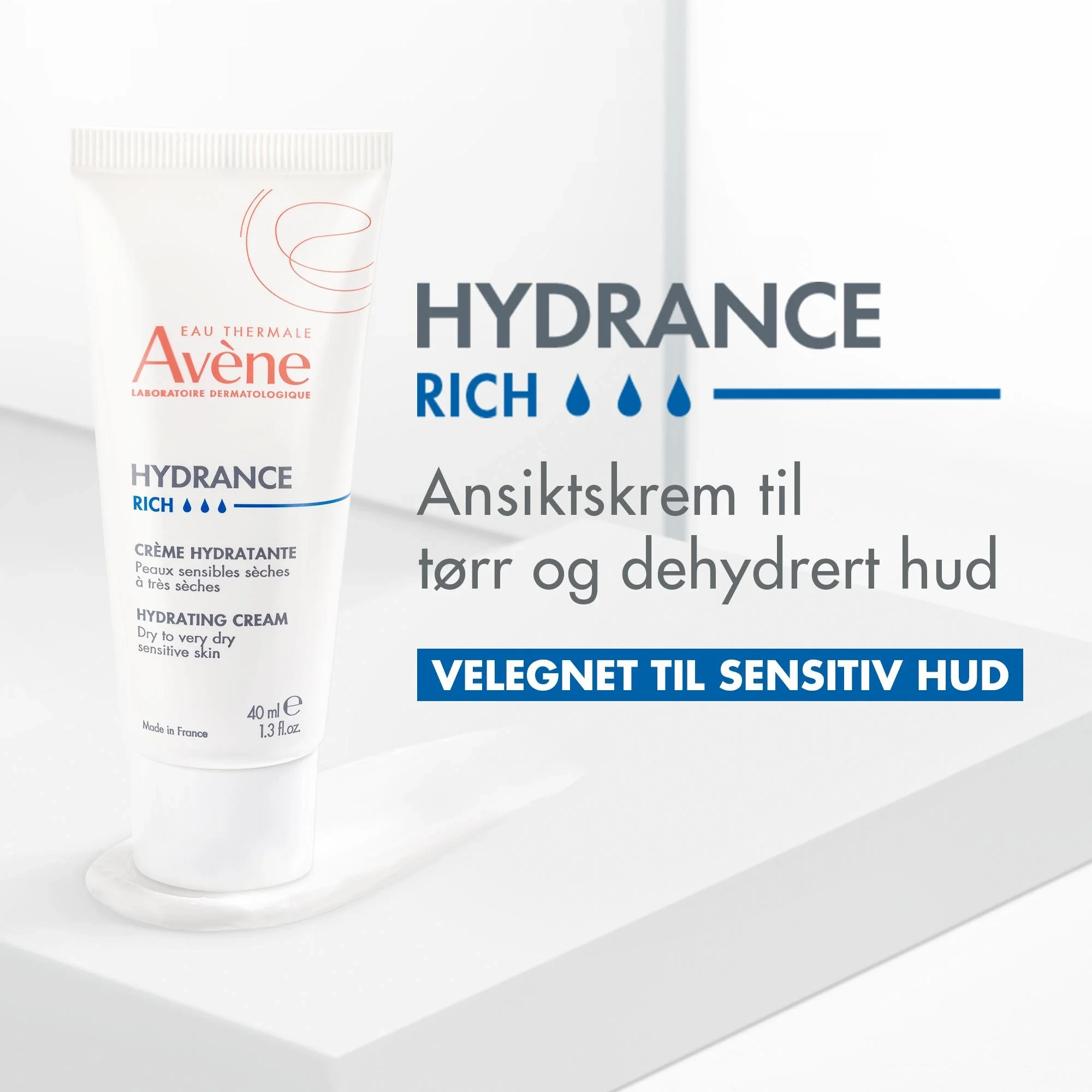 Avène Hydrance Rich Cream, 40 ml
