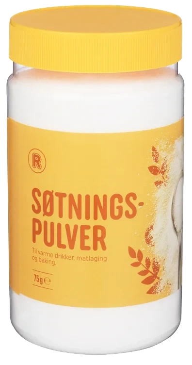 Søtningspulver r   75g