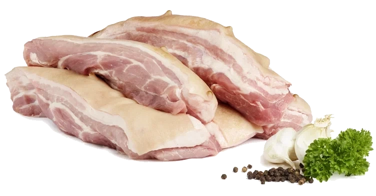 Pork belly strips 2,5kg  kg
