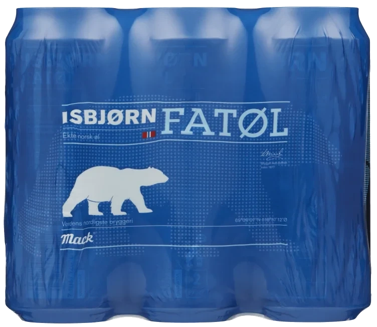 Mack Isbjørn Fatøl 0,5lx6 boks