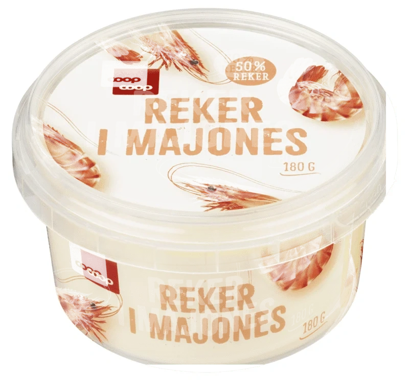 Coop Reker i Majones 180g