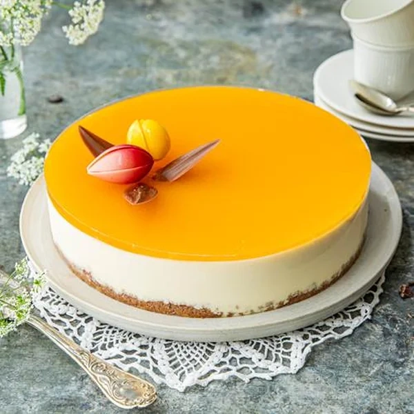 Ostekake m/Pasjon 15 Biter 1,7kg Bakehuset