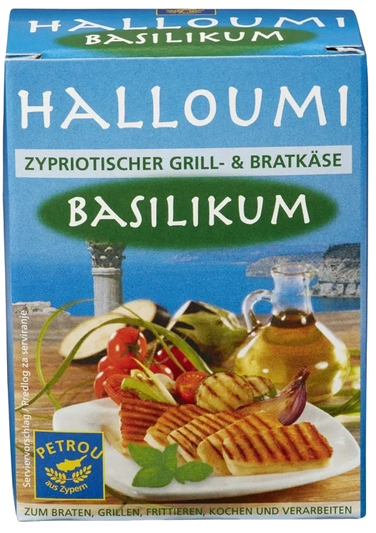 Halloumi m/basilikum   200g