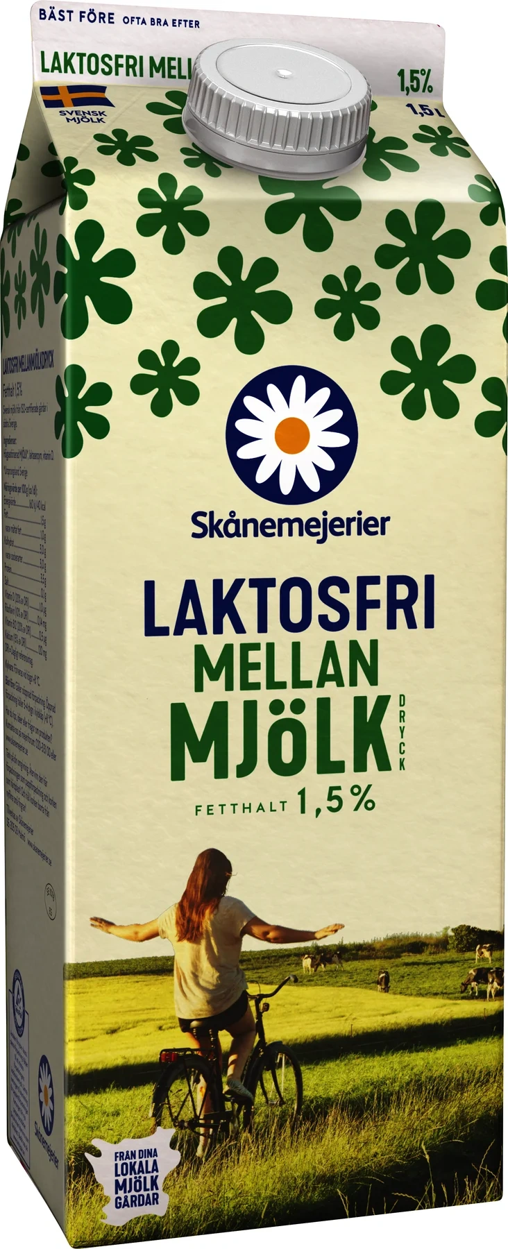 Laktfri mjölk 1,5%