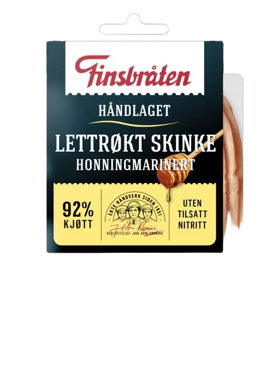Skinke Lettrøkt Honningmarinert 90g Finsbråten