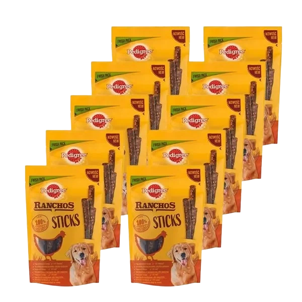Ranchos Sticks (Kartong 10 x 60g)