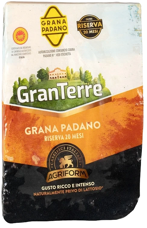 Grana Padano Riserva 20 Mnd Ca 1kg Granterre