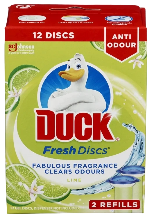 Duck Fresh Discs Lime Twin Refill 2x36ml