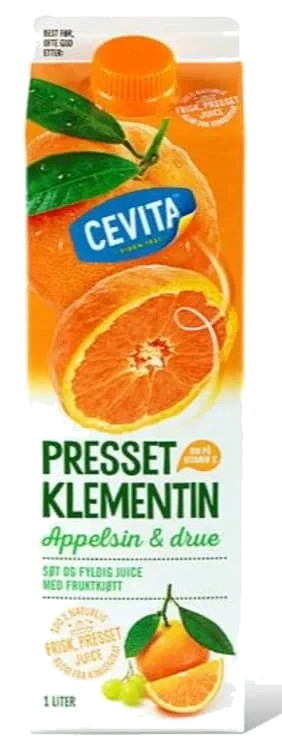 Klementinjuice m/Appelsin&Drue 1l Cevita