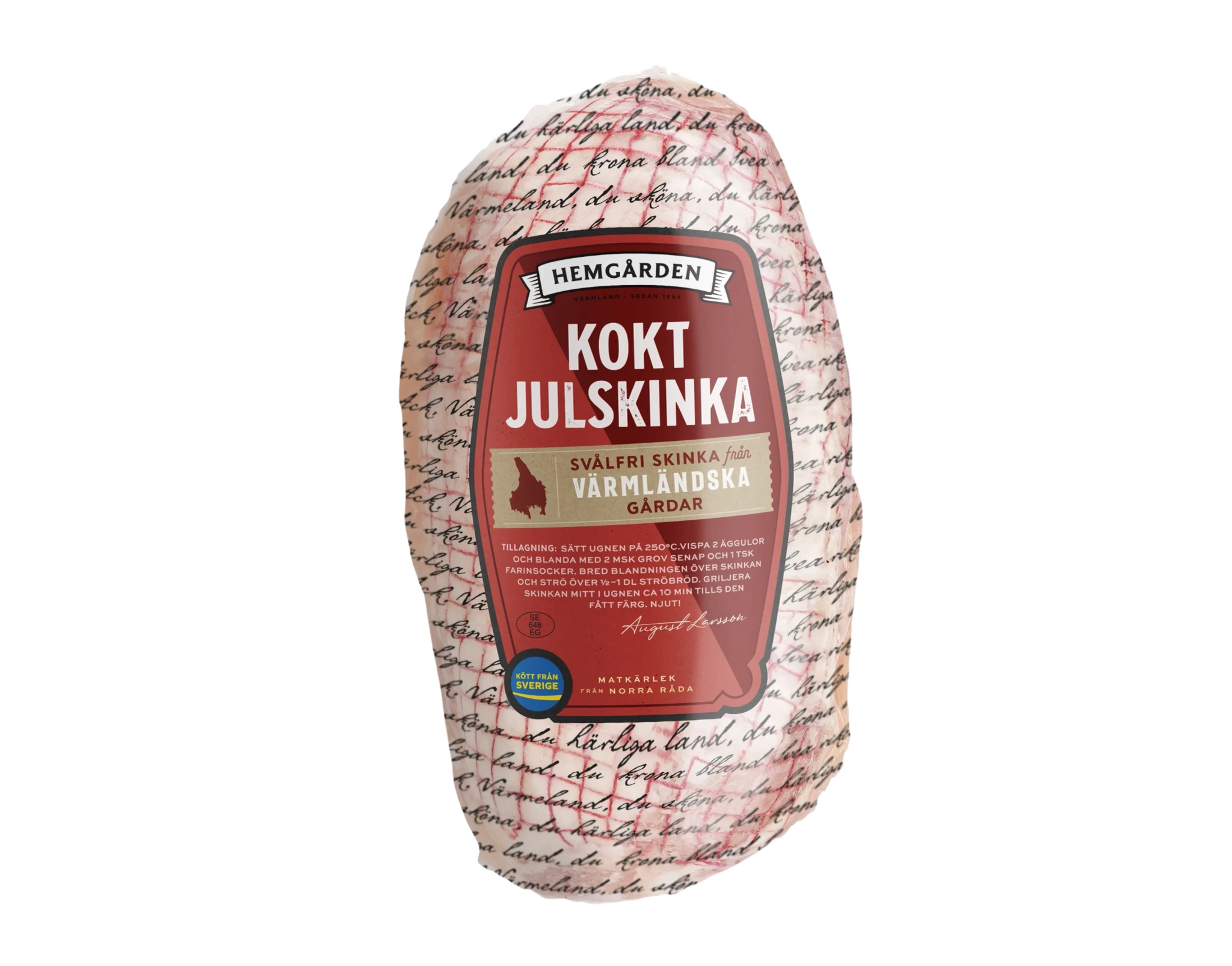 Julskinka kokt Värmland