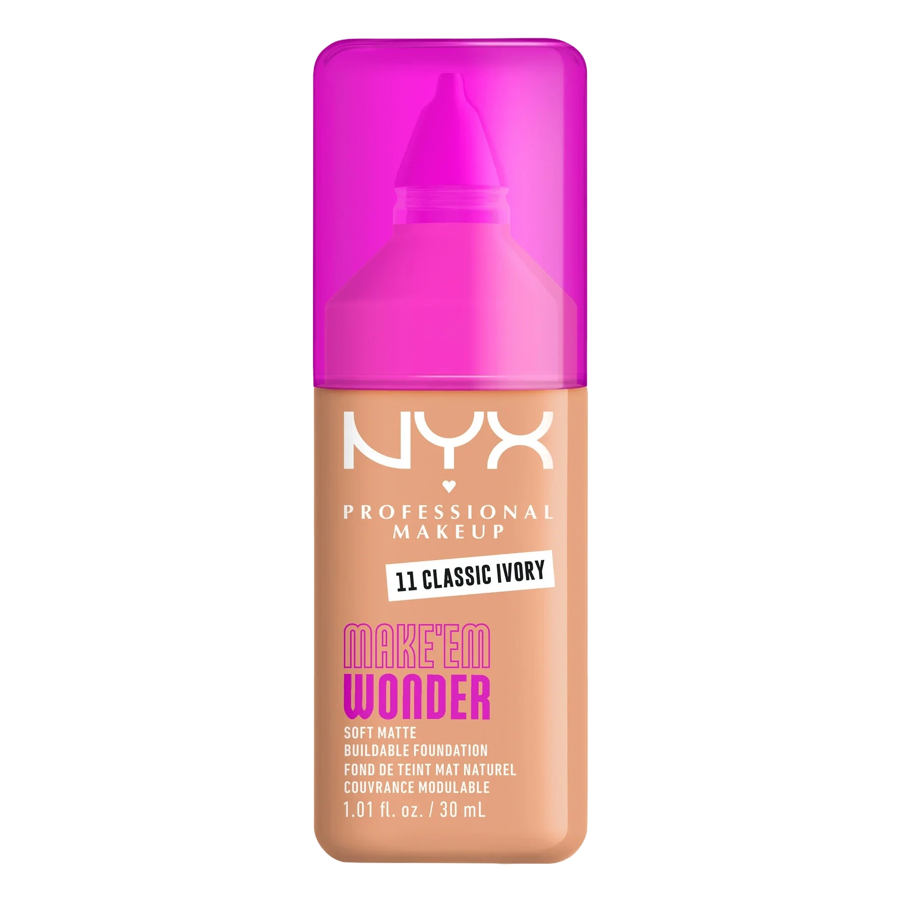 NYX PROFESSIONAL MAKEUP Make Em Wonder Foundation 11 Classic Ivory