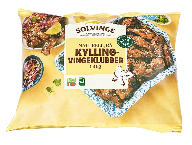 Kylling vingeklubber  1,3kg