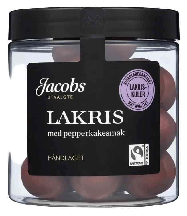 Lakriskuler m/Pepperkake 150g Jacobs Utvalgte
