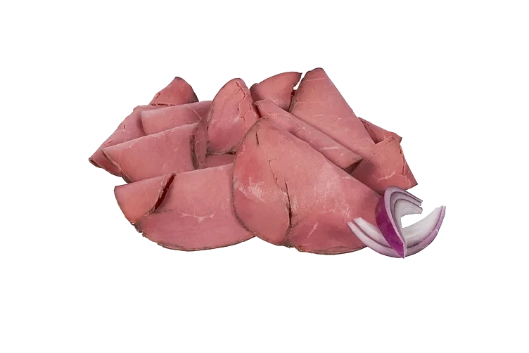 Roastbiff av flatbiff skivet ca500g   kg