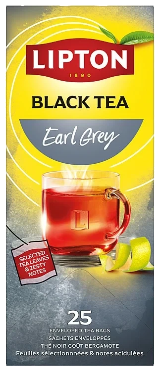 Lipton earl grey tea 50g  25bg