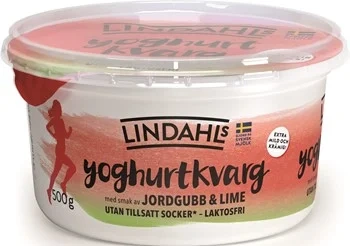Lindahls Yoghurt Kvarg Jordgubb & Lime