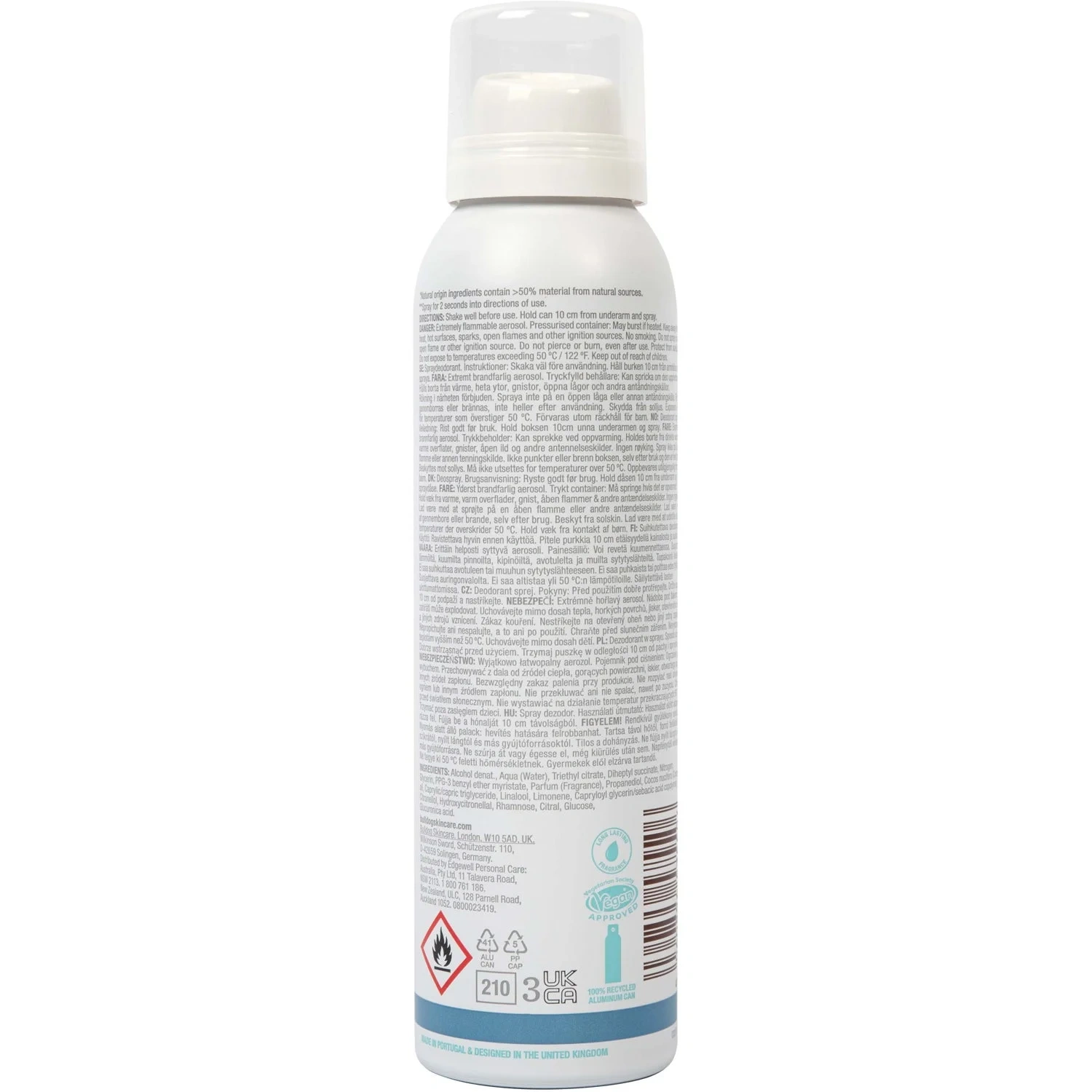 Bulldog Spray Deodorant
