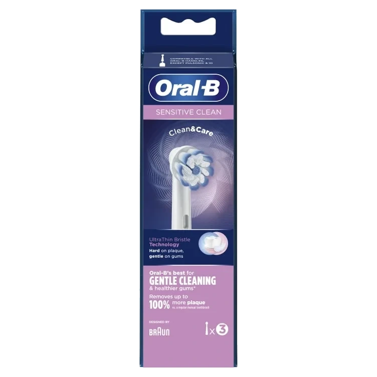 Oral-B Børstehode Sensitive Clean&Care 3pk