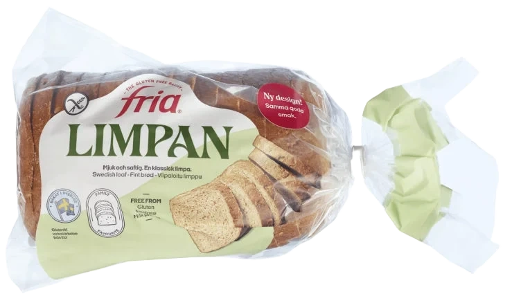 Mellomgrovtbrød Skåret glutenfri 500g Fria