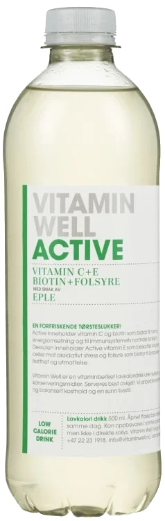 Vitamin Well Active 0,5l flaske