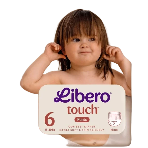 Libero Touch Pant Str.6 16stk