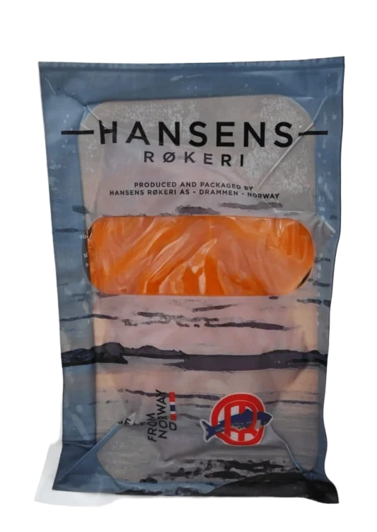 Laks Røkt skivet 100g Hansens Røkeri