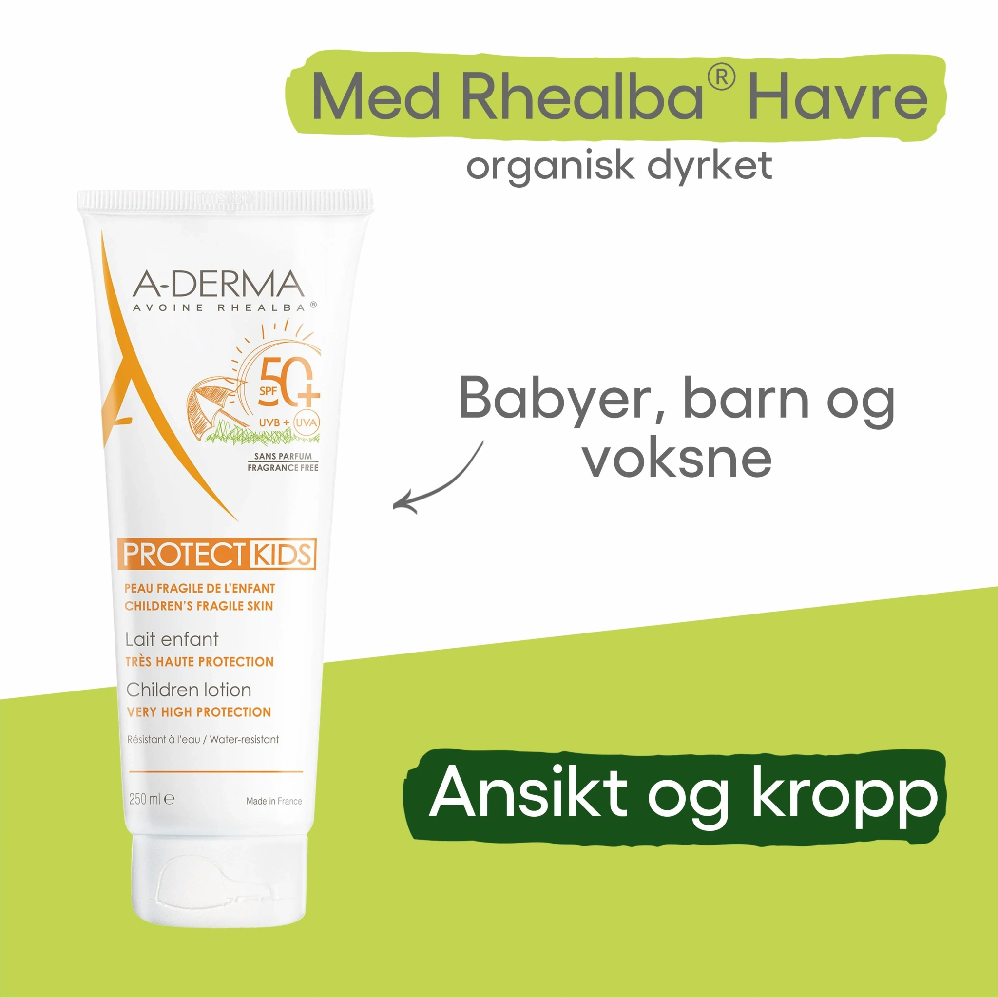 A-Derma Protect Kids Lotion SPF50+, 250 ml