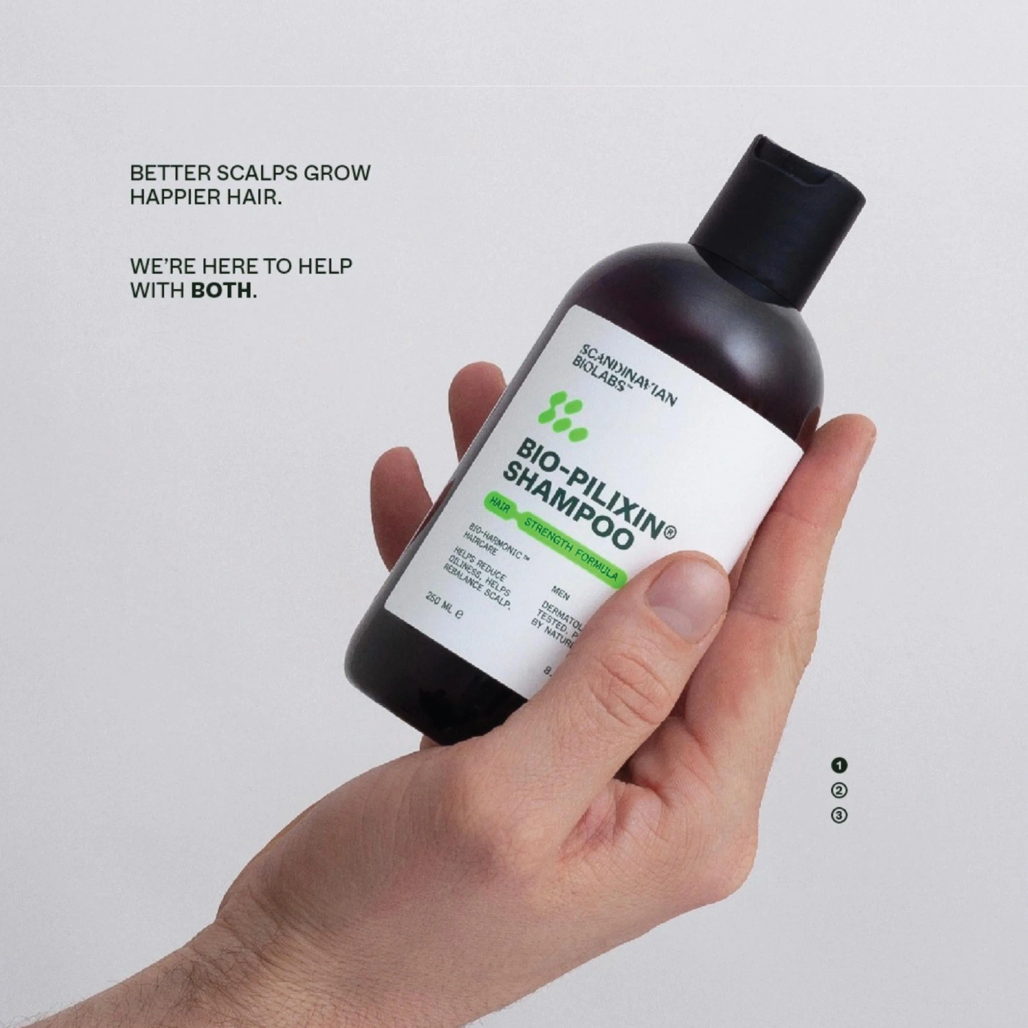 Scandinavian Biolabs Bio-Pilixin® Shampoo+ For Men, 250 ml