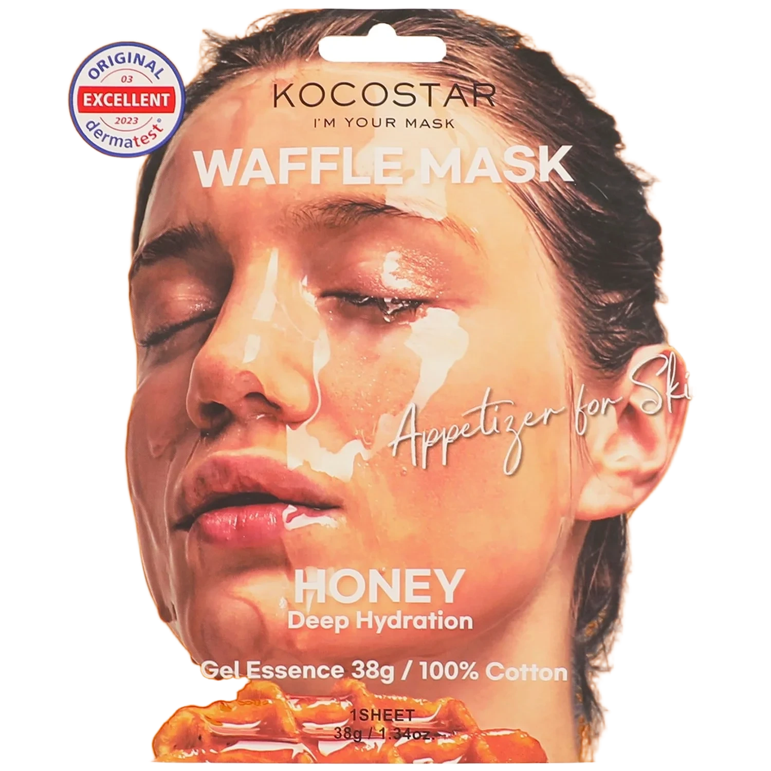 Kocostar Waffle Mask Honey