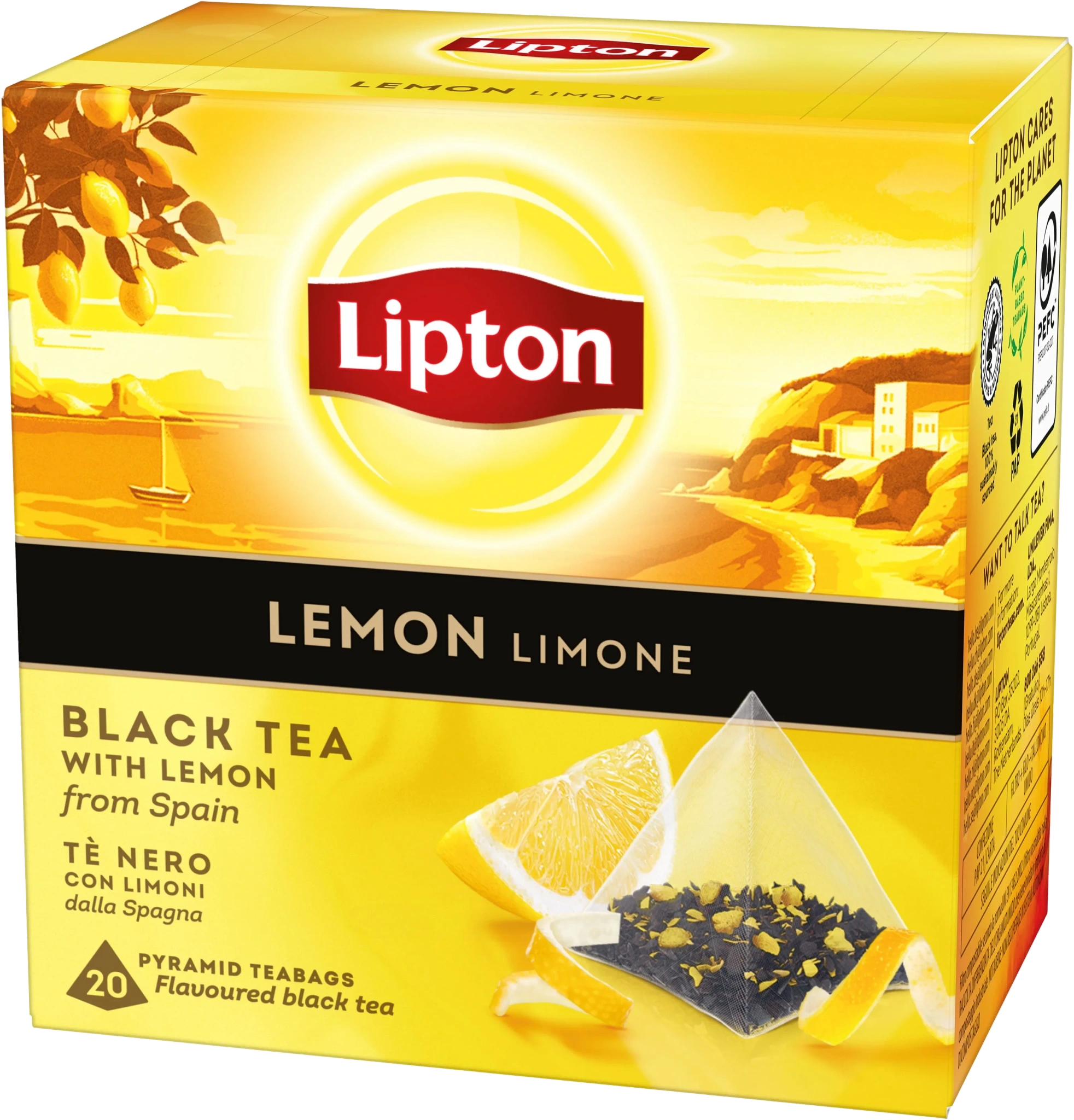 Svart Pyramidte Lemon