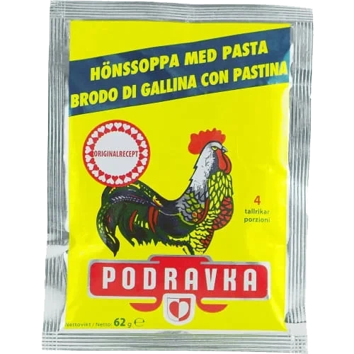 Hönssoppa med Pasta Pulver/4 Port