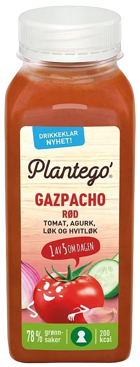 Gazpacho Rød 250ml Plantego'