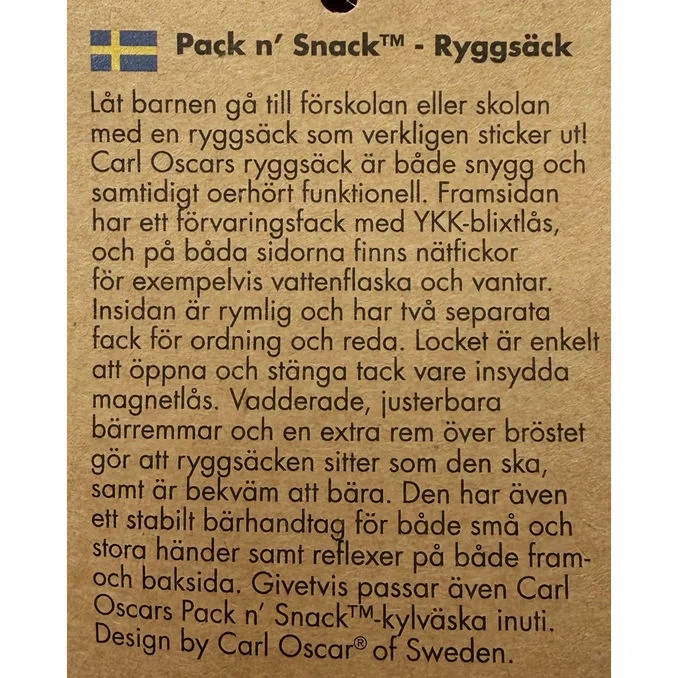 Pack n' Snack Ryggsäck 8 L Grå