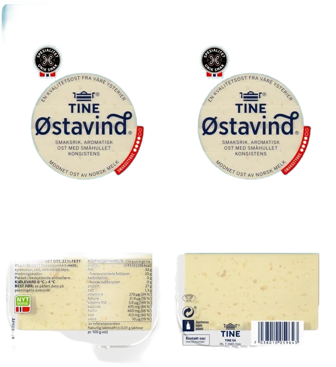 Østavind Hotellbrett 600 G Tine