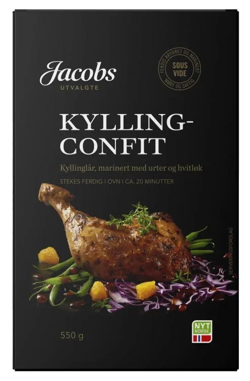 Kylling Confit 550g Jacobs Utvalgte