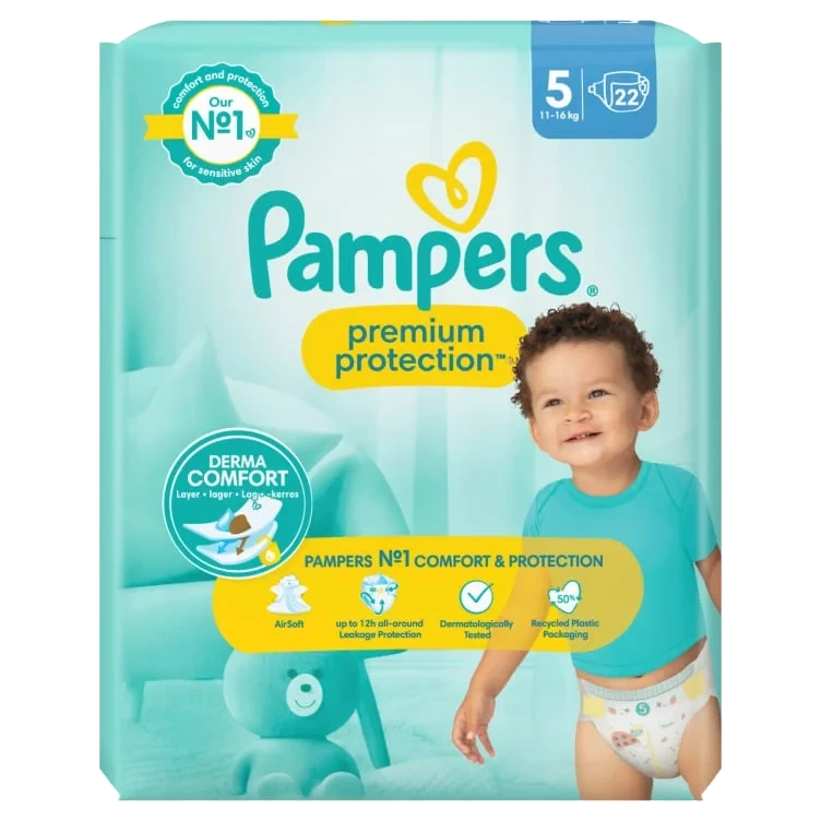Pampers Premium Protection S5 11-16kg 22stk